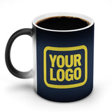 Custom Blue Light Yellow Magic Mug