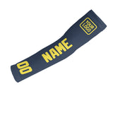 Custom Blue Light Yellow Arm Sleeve