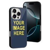 Custom Blue Light Yellow Phone Case