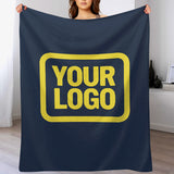 Custom Blue Light Yellow Blanket