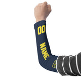 Custom Blue Light Yellow Arm Sleeve