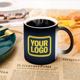 Custom Blue Light Yellow Magic Mug