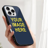 Custom Blue Light Yellow Phone Case