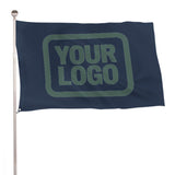 Custom Blue Blue Green Flag