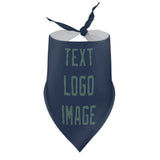 Custom Blue Blue Green Pet Scarf