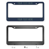 Custom Blue Blue Green License Plate Frame