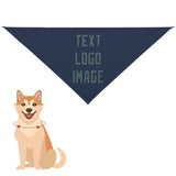 Custom Blue Blue Green Pet Scarf