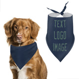 Custom Blue Blue Green Pet Scarf