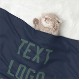 Custom Blue Blue Green Pet Blanket