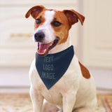 Custom Blue Blue Green Pet Scarf