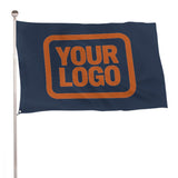 Custom Blue Orange Flag