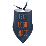 Custom Blue Orange Pet Scarf
