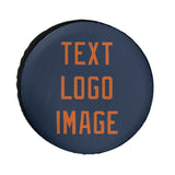 Custom Blue Orange Truck Tires