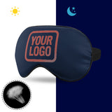 Custom Blue Copper Rose Sleep Mask