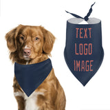 Custom Blue Copper Rose Pet Scarf
