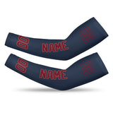 Custom Blue Crimson Red Arm Sleeve