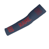 Custom Blue Crimson Red Arm Sleeve