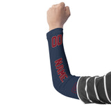 Custom Blue Crimson Red Arm Sleeve