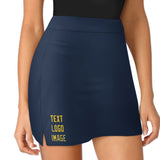 Custom Blue Gold A-Line Skort