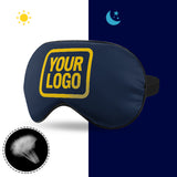 Custom Blue Gold Sleep Mask