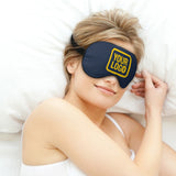 Custom Blue Gold Sleep Mask