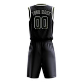 Custom Navy Olive Basketball Set