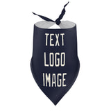 Custom Navy Cream Pet Scarf