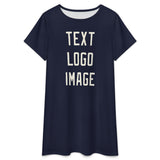 Custom Navy Cream Nachthemd
