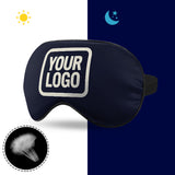 Custom Navy Cream Sleep Mask