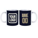 Custom Navy Light Khaki Mug