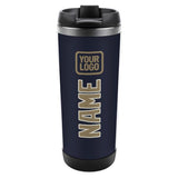 Custom Navy Light Khaki Stainless Steel Water Cup