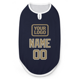 Custom Navy Light Khaki Pet Vest