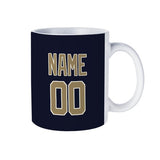 Custom Navy Light Khaki Mug