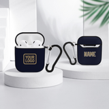 Custom Navy Light Khaki AirPods Case