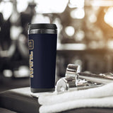 Custom Navy Light Khaki Stainless Steel Water Cup