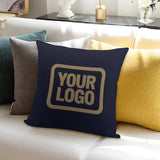 Custom Navy Light Khaki Pillowcase