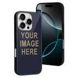 Custom Navy Light Khaki Phone Case