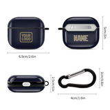 Custom Navy Light Khaki AirPods Case (3rd Generation)