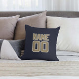 Custom Navy Light Khaki Pillowcase