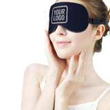 Custom Navy Gray Sleep Mask