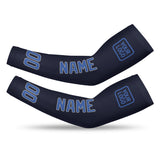 Custom Navy Sky Blue Arm Sleeve