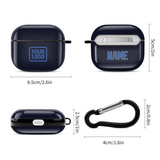 Custom Navy Sky Blue AirPods Case (3rd Generation)