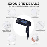 Custom Navy Sky Blue Headband