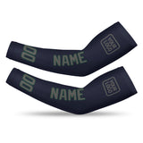 Custom Navy Dark Grey Arm Sleeve
