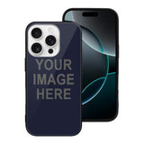 Custom Navy Dark Grey Phone Case
