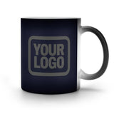 Custom Navy Dark Grey Magic Mug