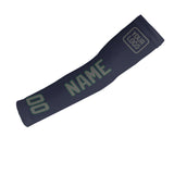 Custom Navy Dark Grey Arm Sleeve