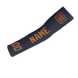 Custom Navy Orange Arm Sleeve