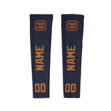 Custom Navy Orange Arm Sleeve