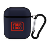 Custom Navy Orange Red AirPods Case